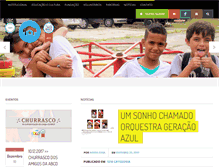 Tablet Screenshot of abcdnossacasa.org.br